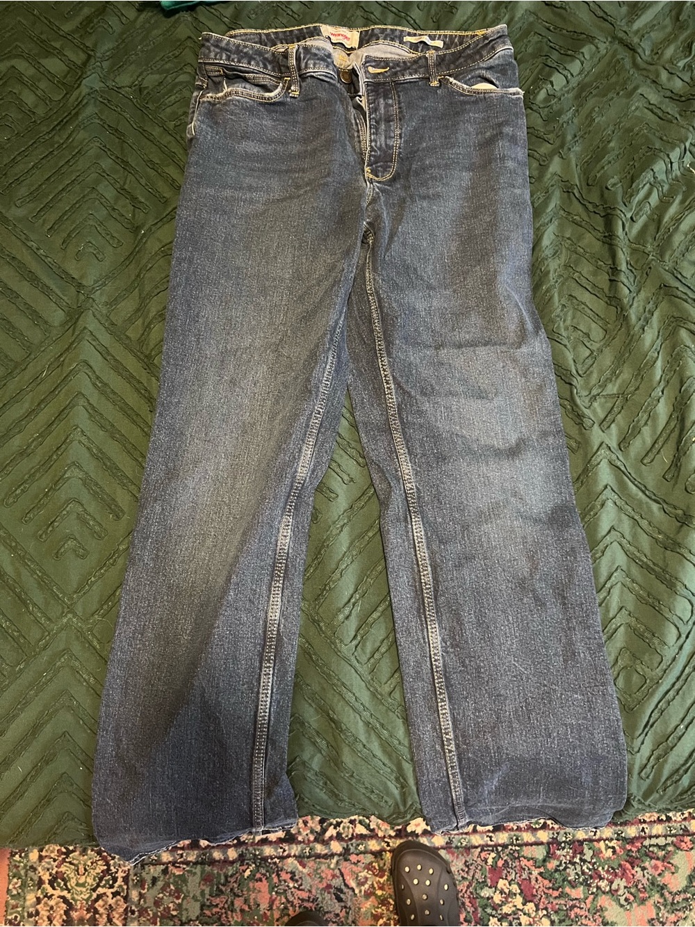 Wrangler Women's Dark Blue Flare Jeans